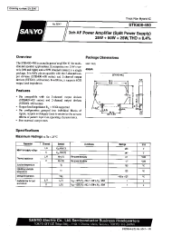 Datasheet STK400-270 manufacturer Sanyo